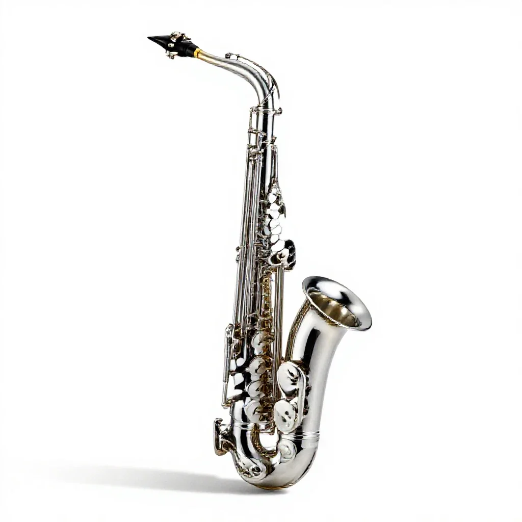 Saxophone isolated on a white background