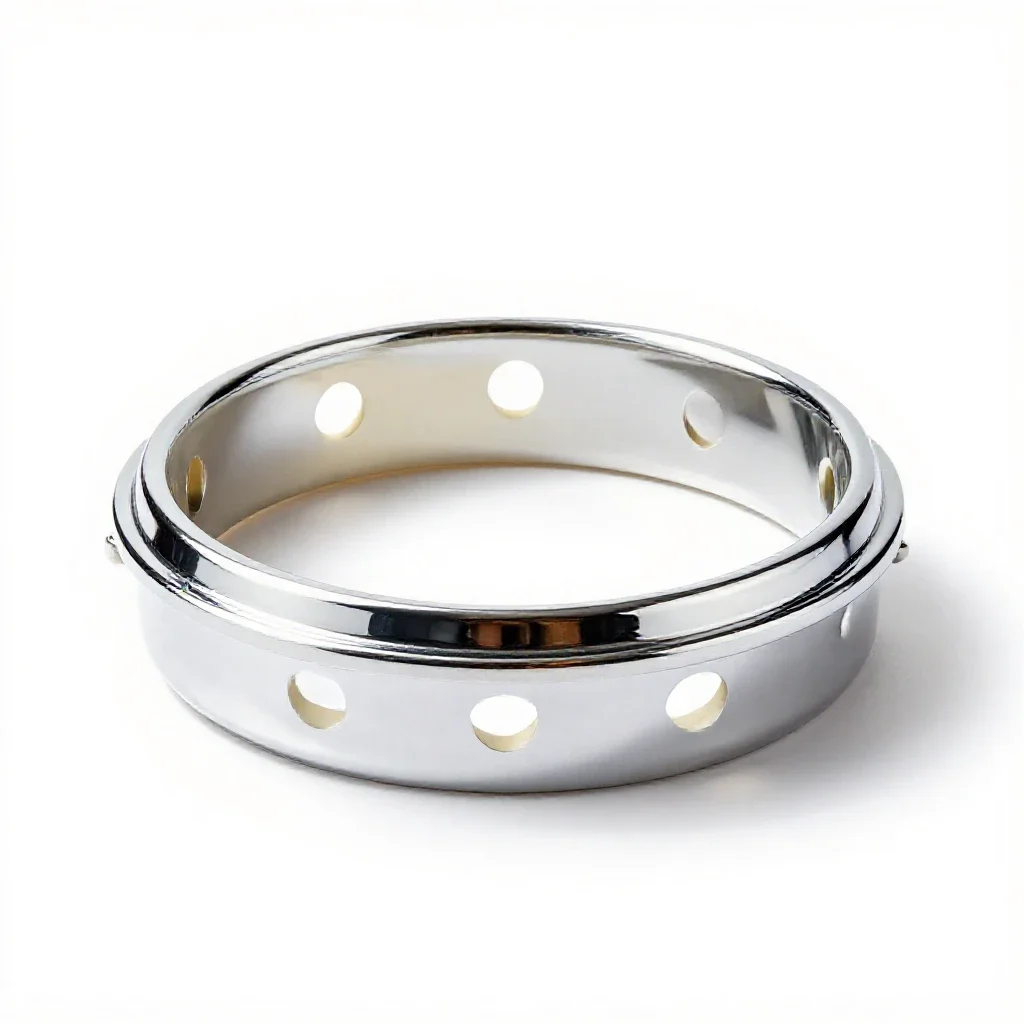 Tambourine isolated on a white background