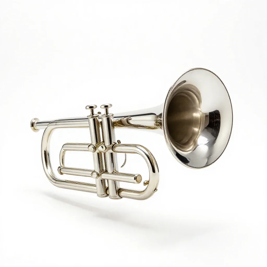 Tuba isolated on a white background