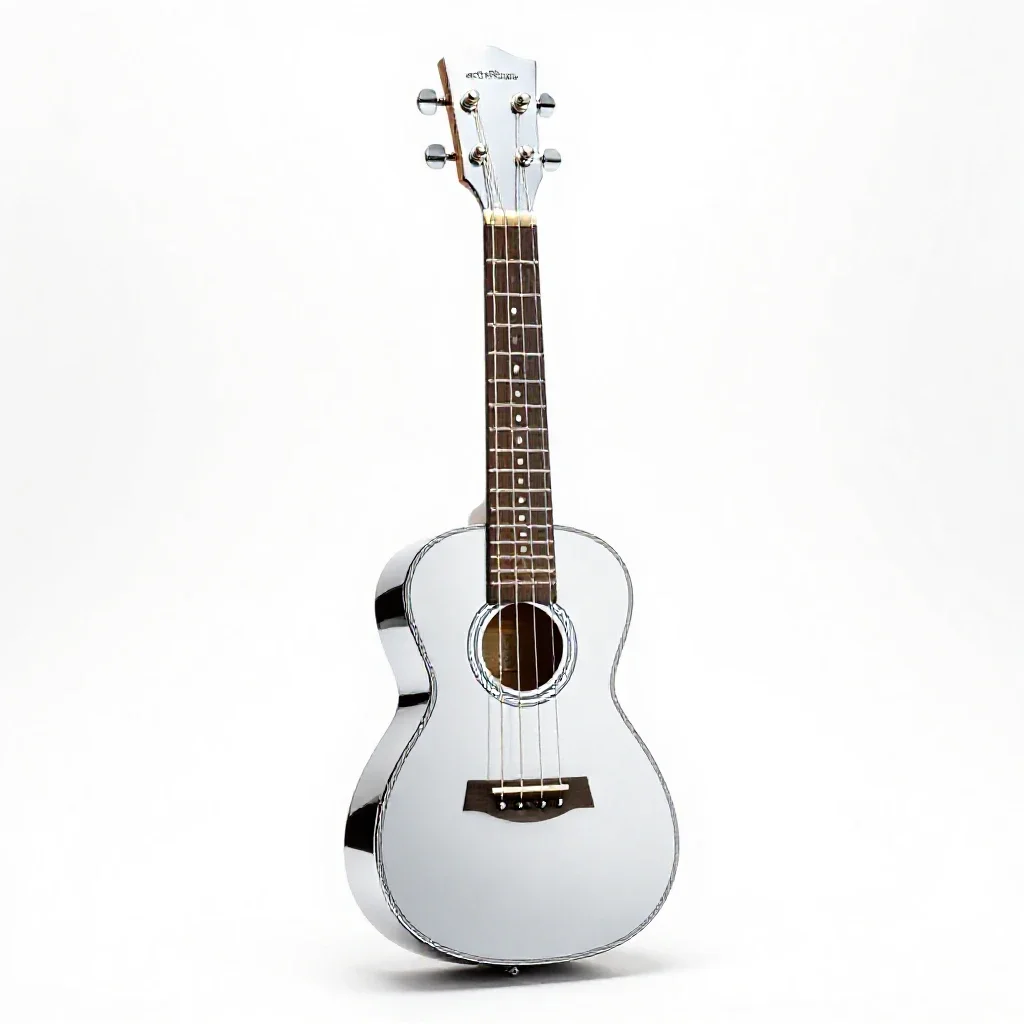 Ukulele isolated on a white background