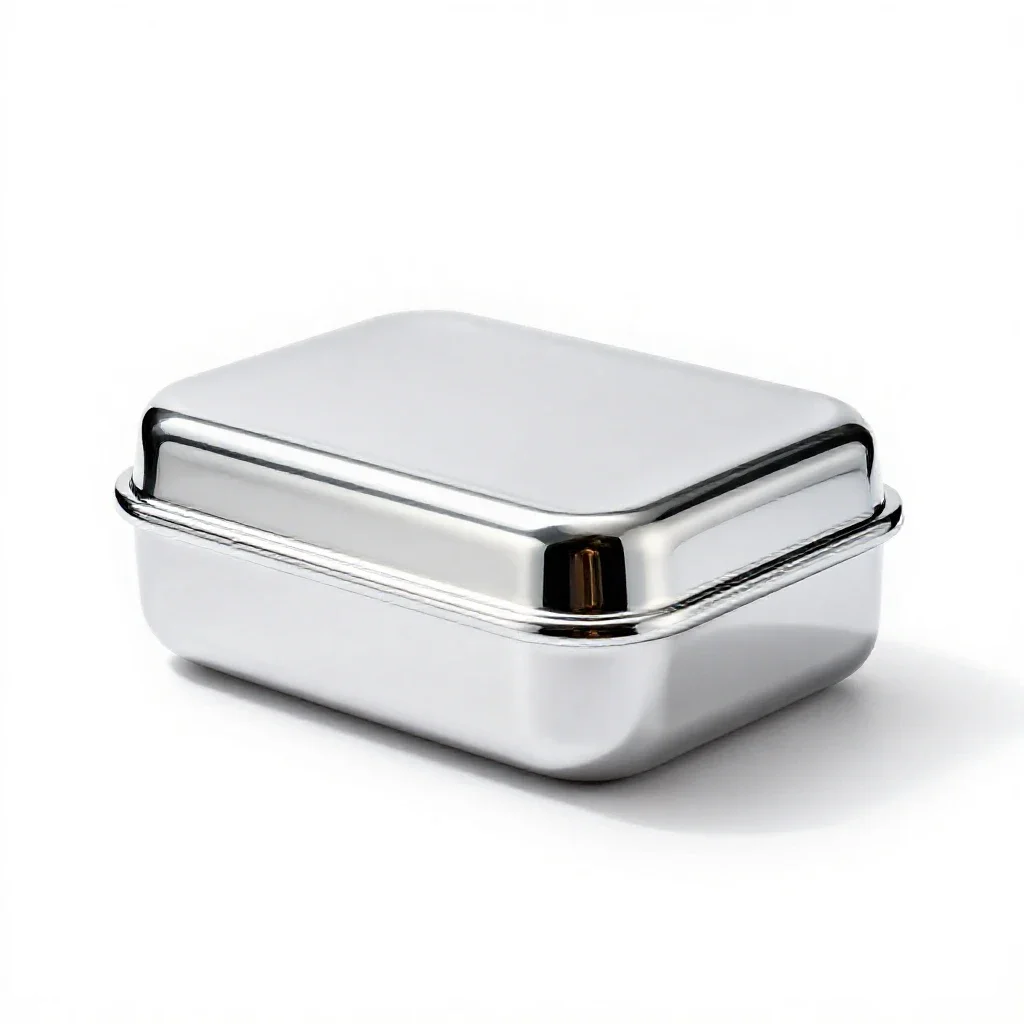 Bento lunch box isolated on a white background