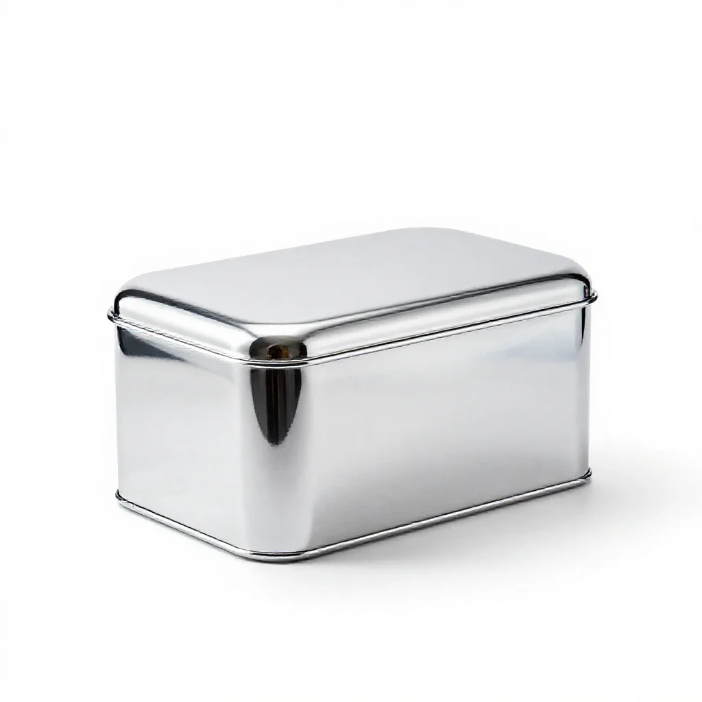 Bread bin isolated on a white background