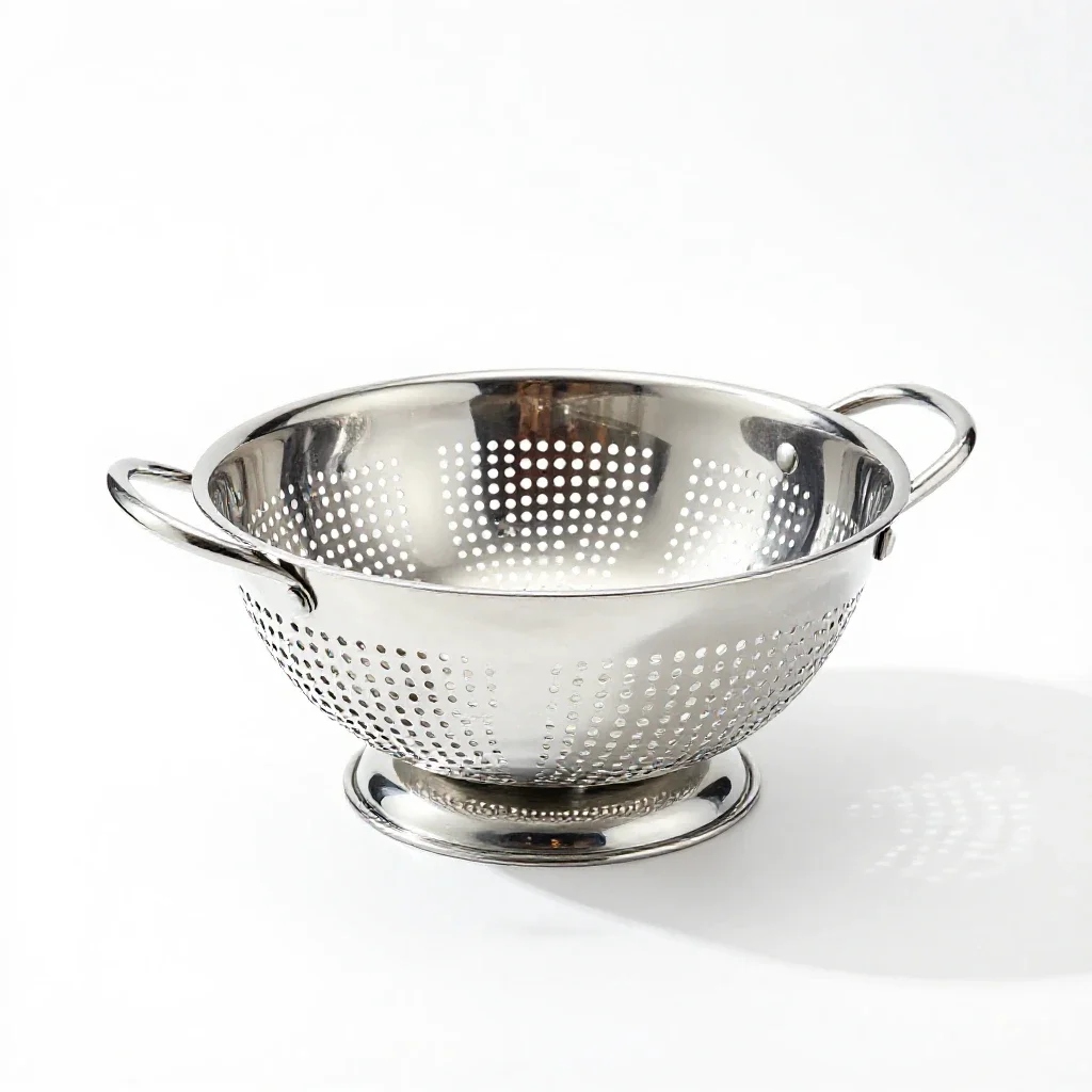Colander isolated on a white background