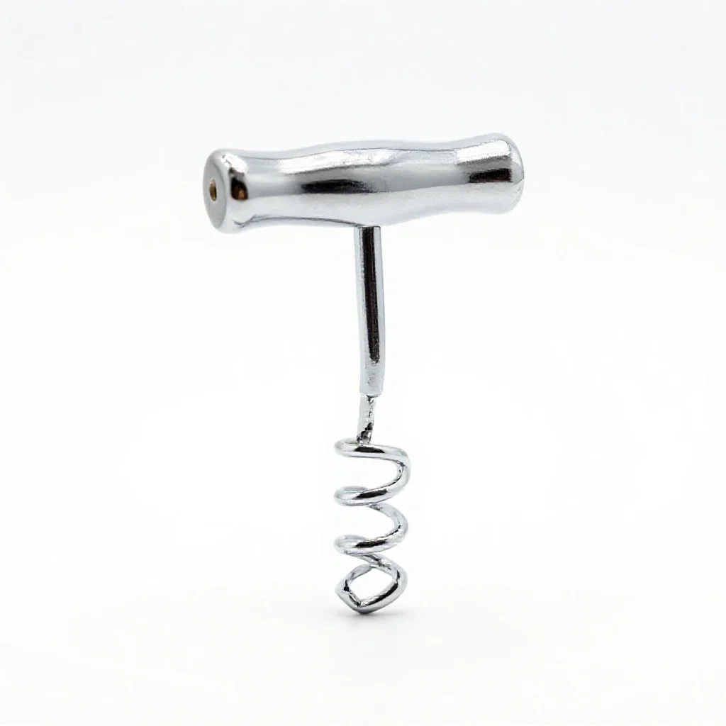 Corkscrew isolated on a white background