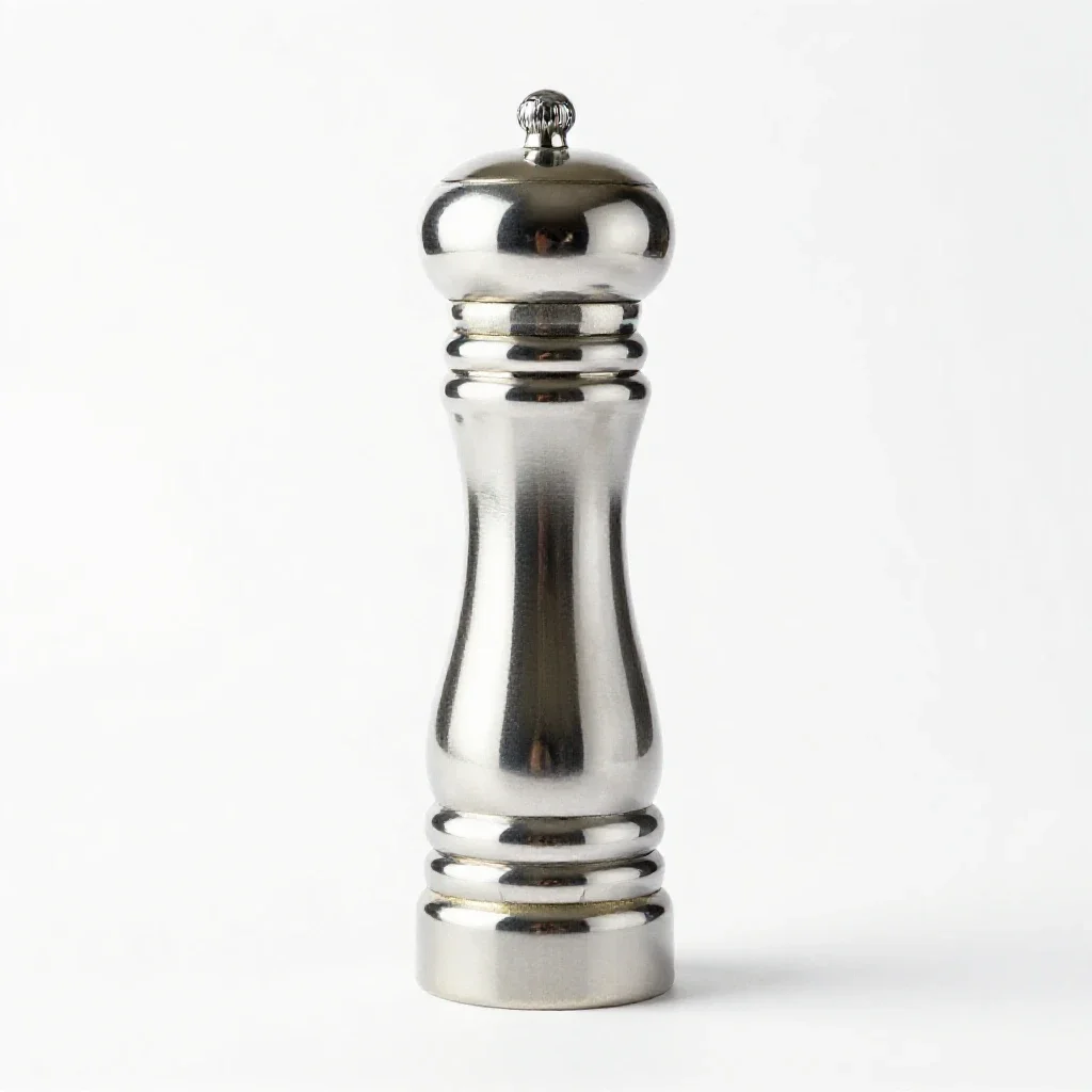 Pepper mill isolated on a white background