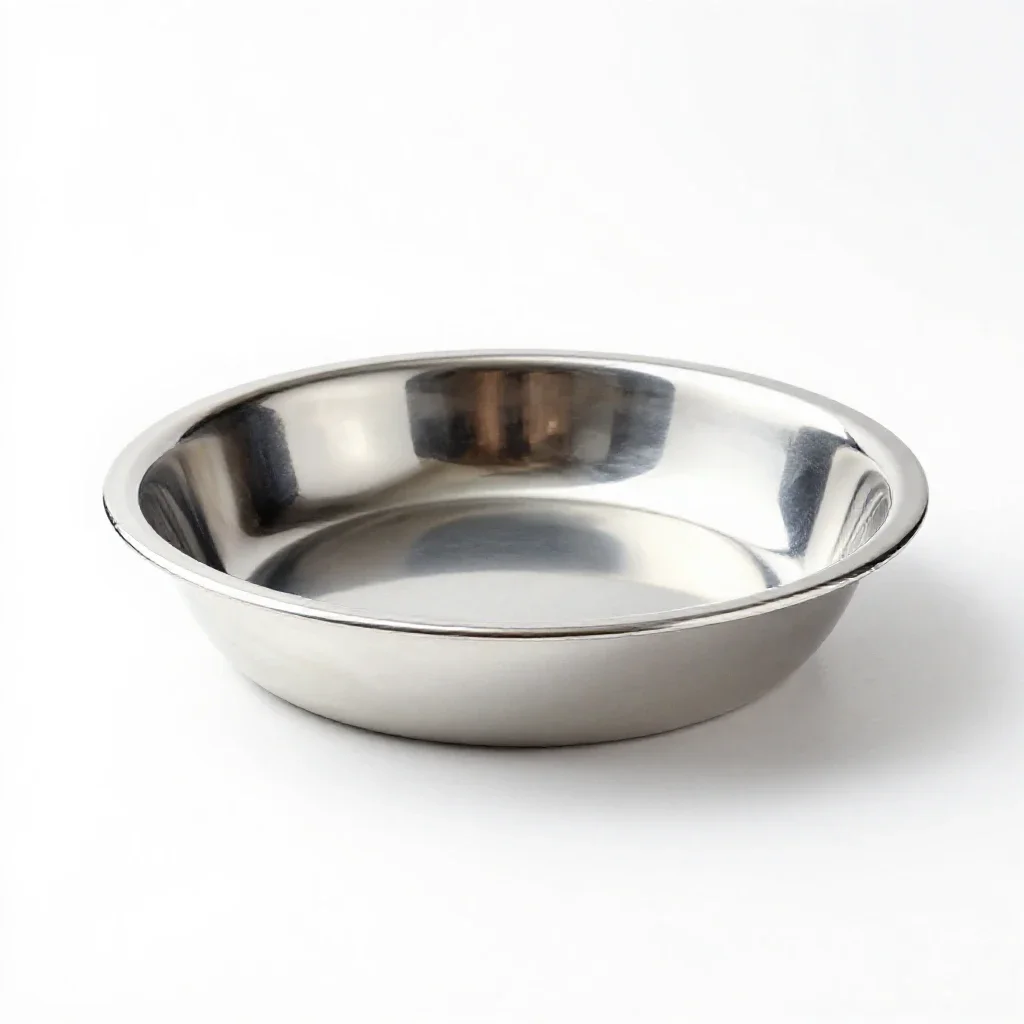 Pie dish isolated on a white background
