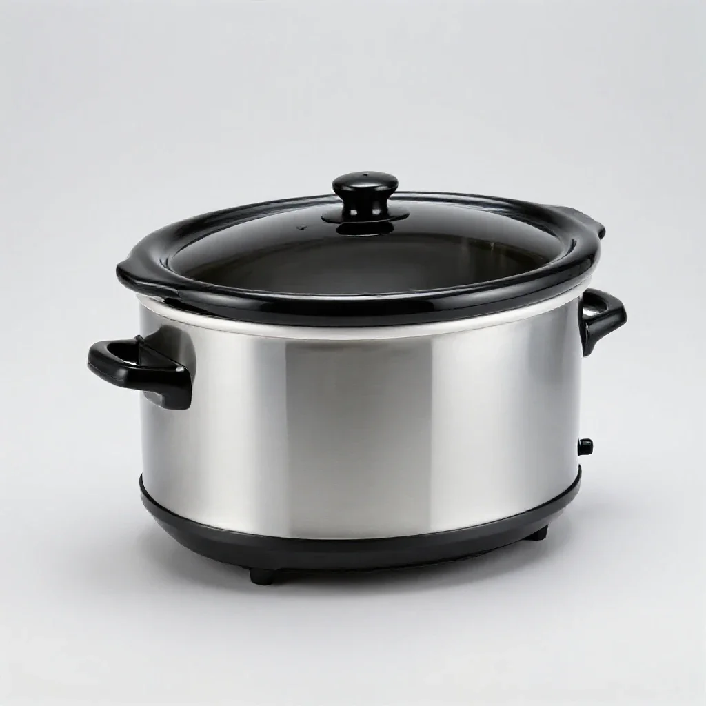 Slow cooker isolated on a white background