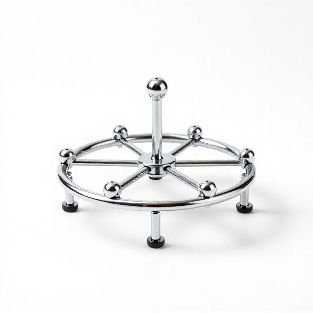 Spice rack carousel isolated on a white background