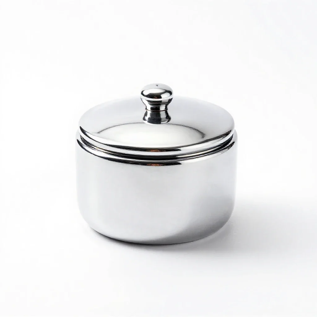Tea caddy isolated on a white background