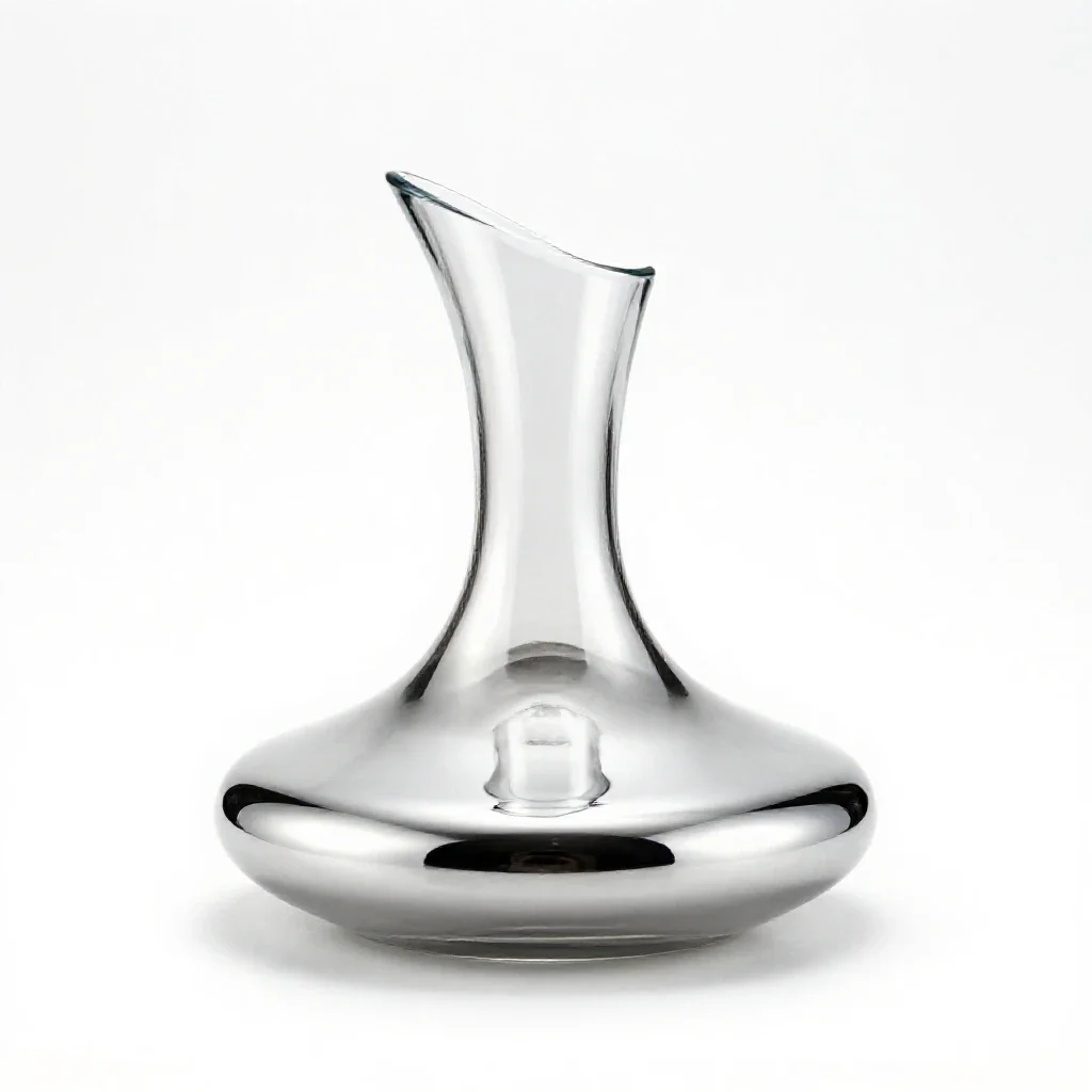 Wine decanter isolated on a white background