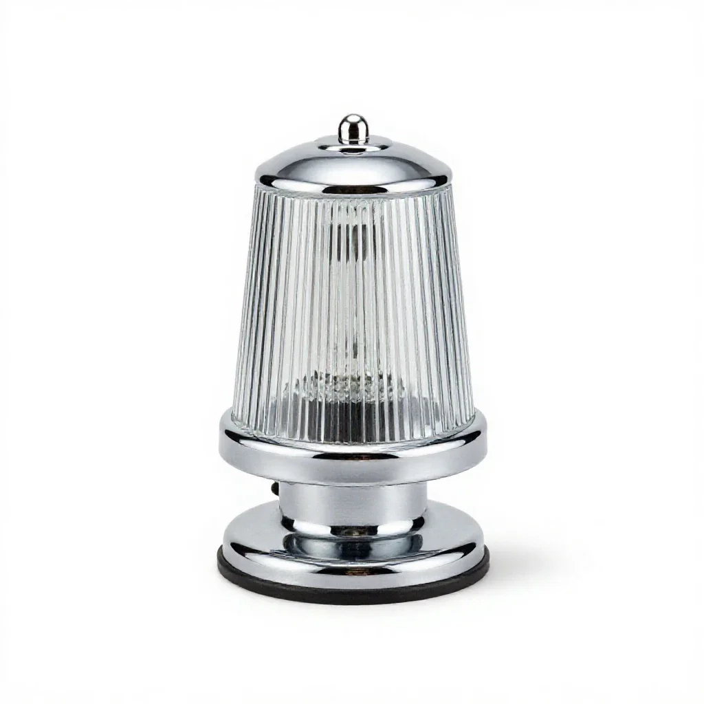 Bulkhead marine light isolated on a white background