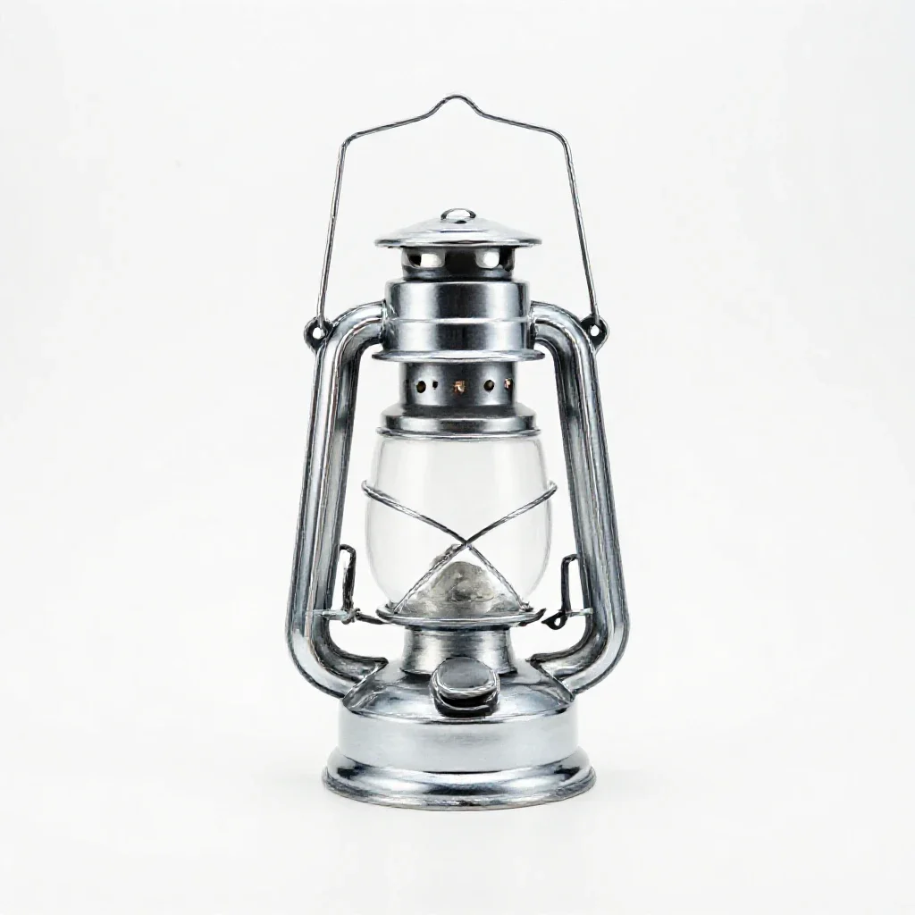 Camping lantern isolated on a white background