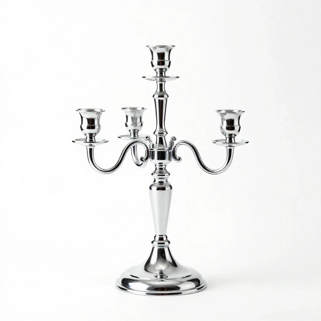 Candelabra isolated on a white background