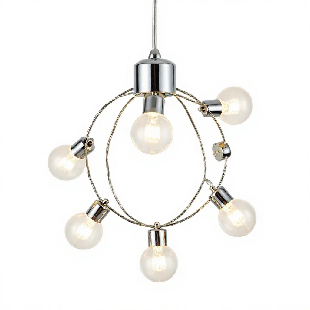 Festoon string light isolated on a white background