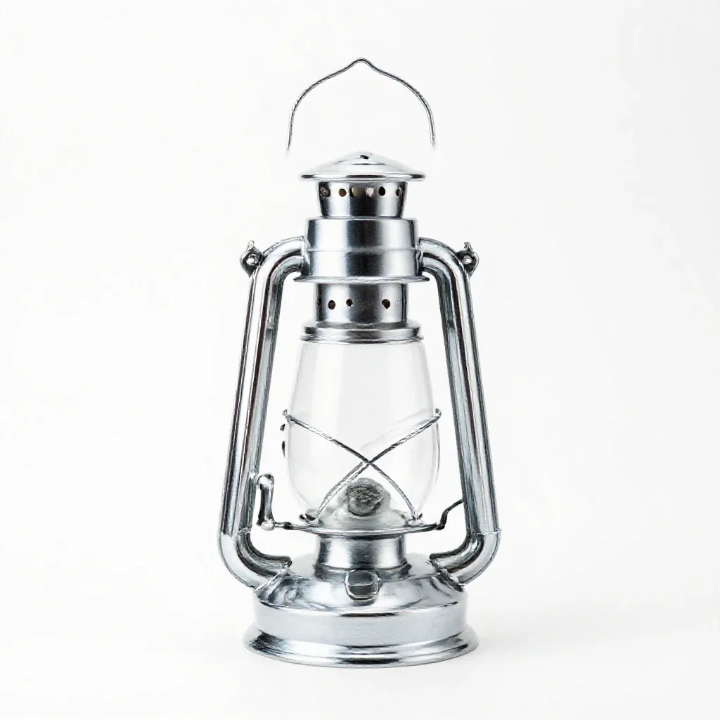 Storm lantern isolated on a white background
