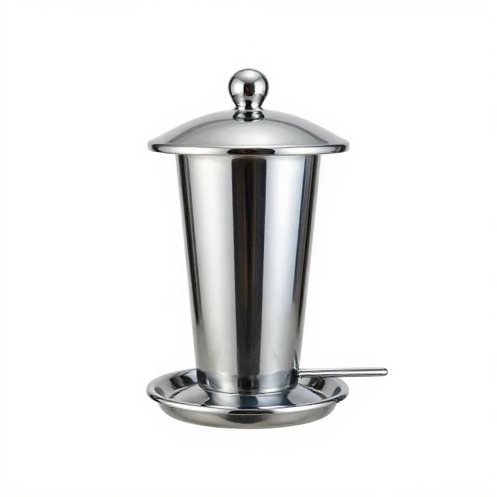Bird feeder isolated on a white background