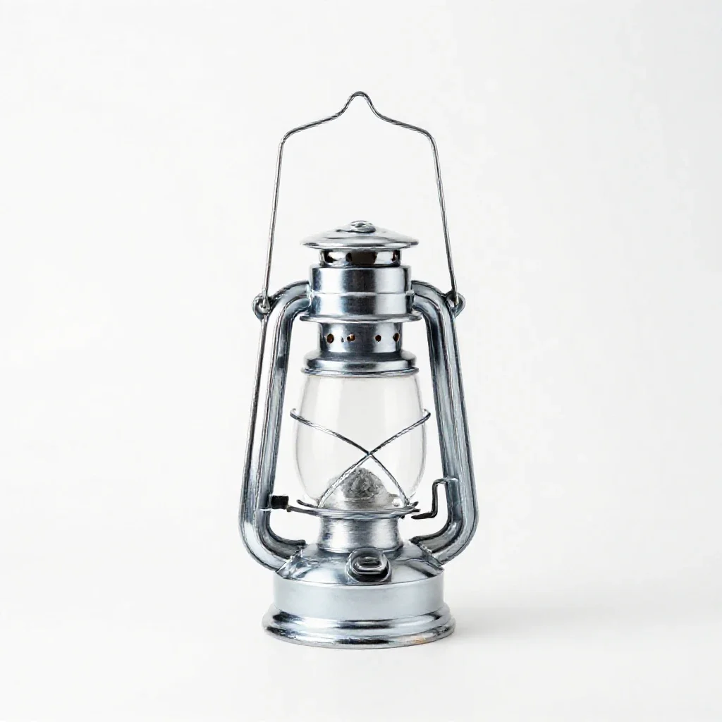 Camping lantern hook isolated on a white background