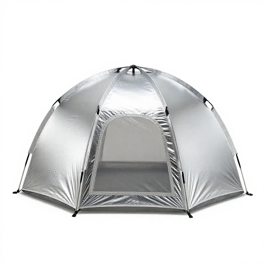 Dome tent isolated on a white background