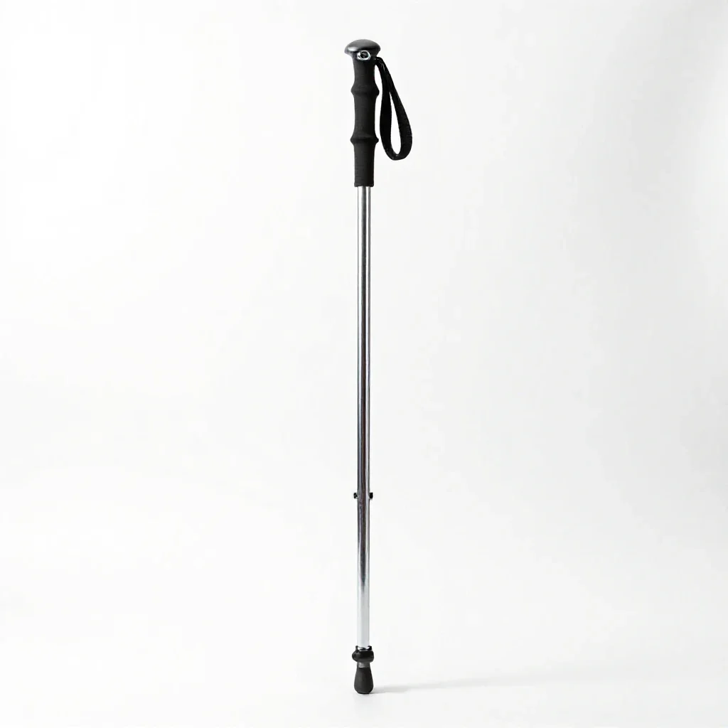 Trekking pole isolated on a white background