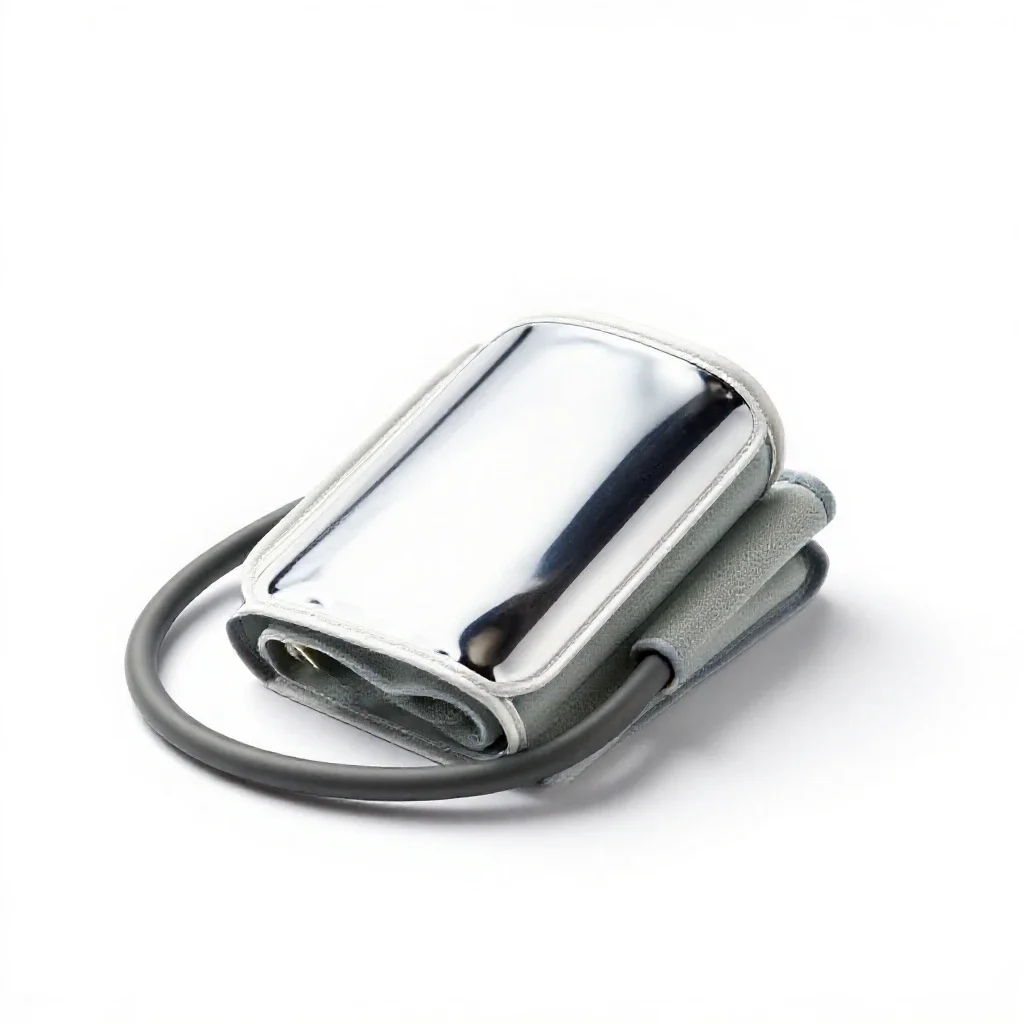 Blood pressure cuff isolated on a white background