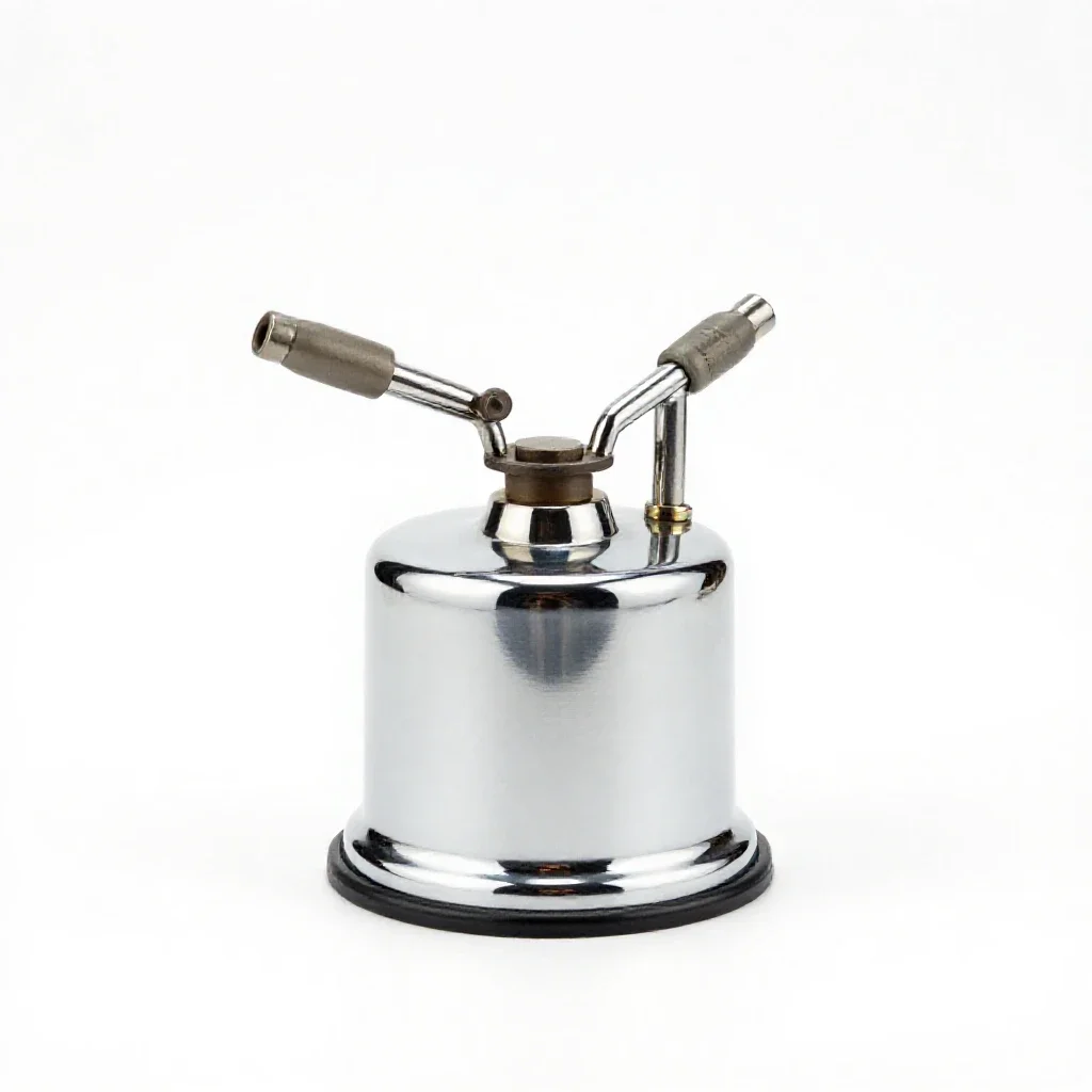 Bunsen burner isolated on a white background
