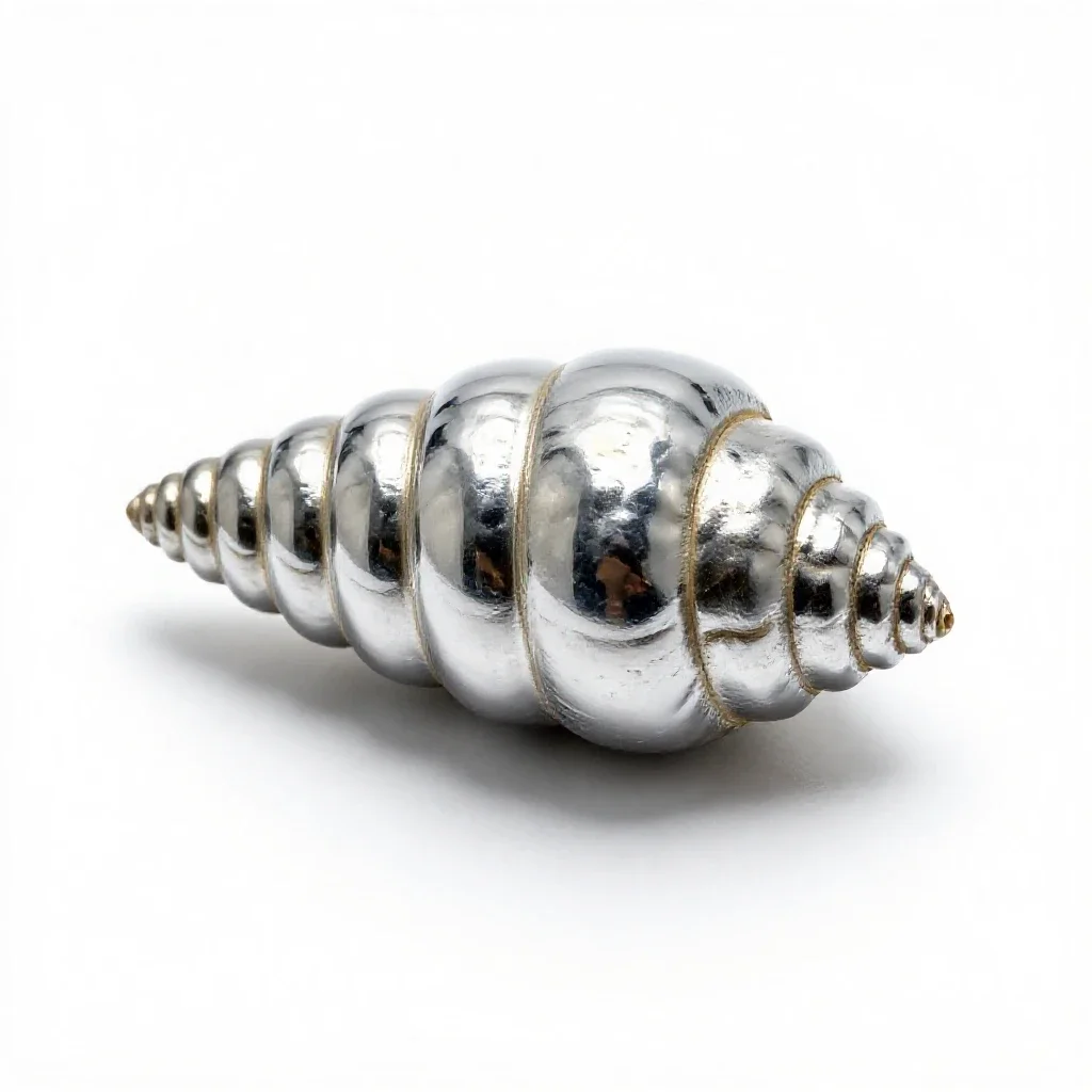 Fossil trilobite isolated on a white background