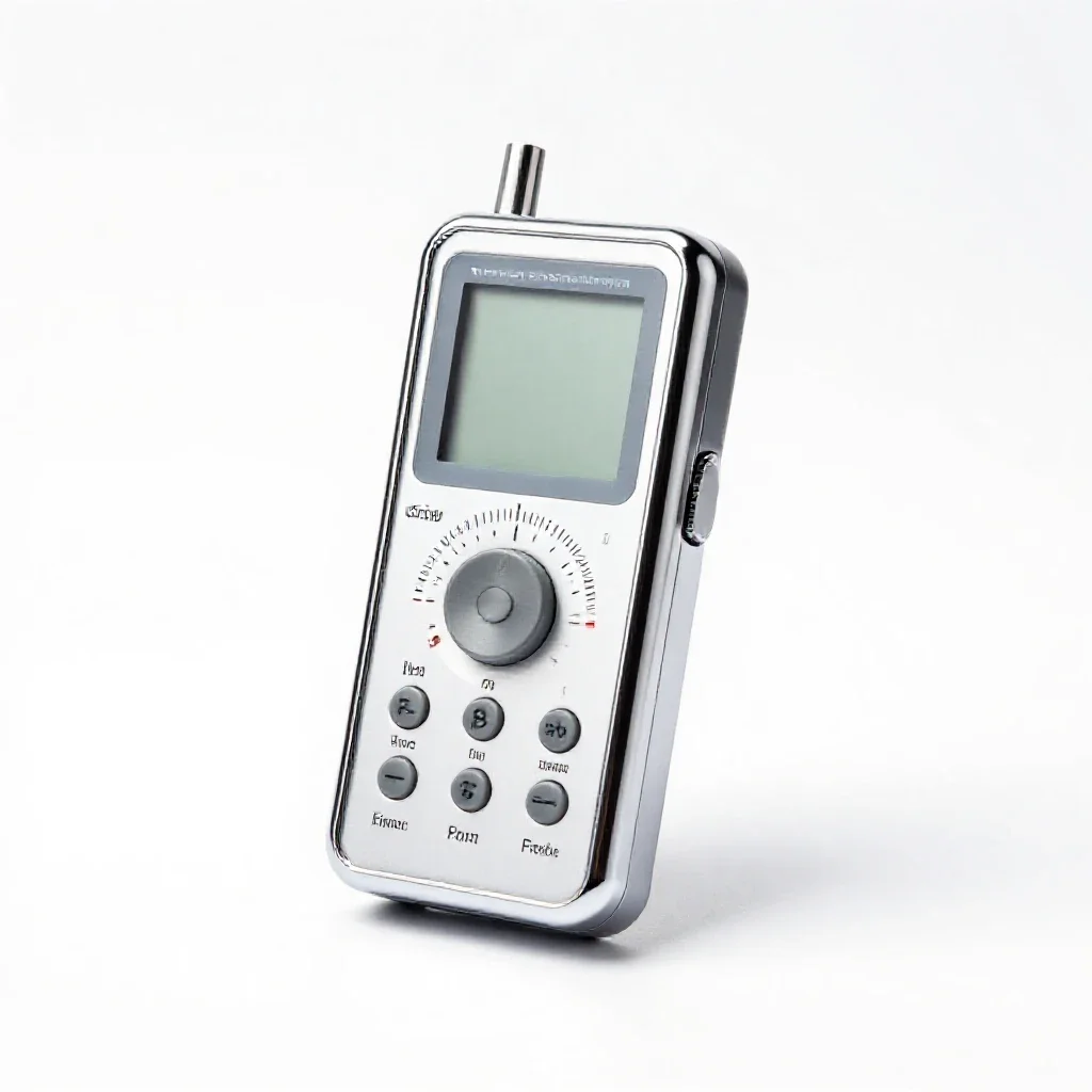 Geiger counter isolated on a white background