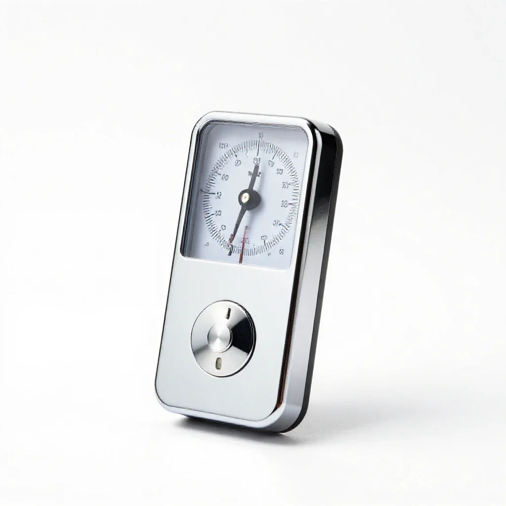Hygrometer isolated on a white background