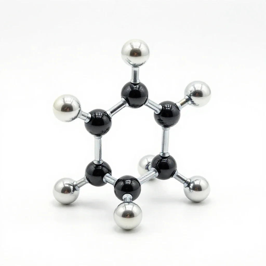 Molecular model kit isolated on a white background