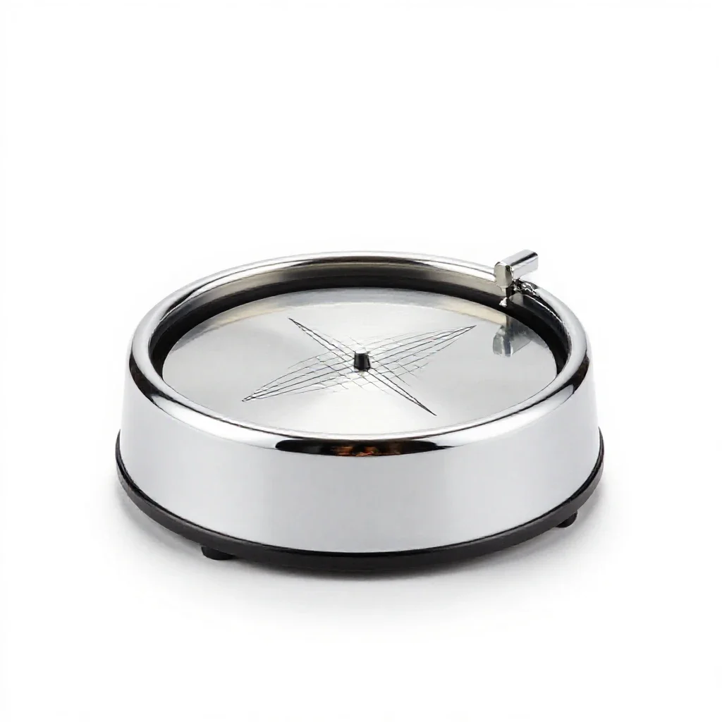 Seismograph drum isolated on a white background