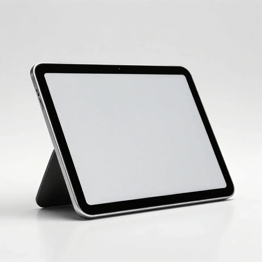 Data slate tablet isolated on a white background