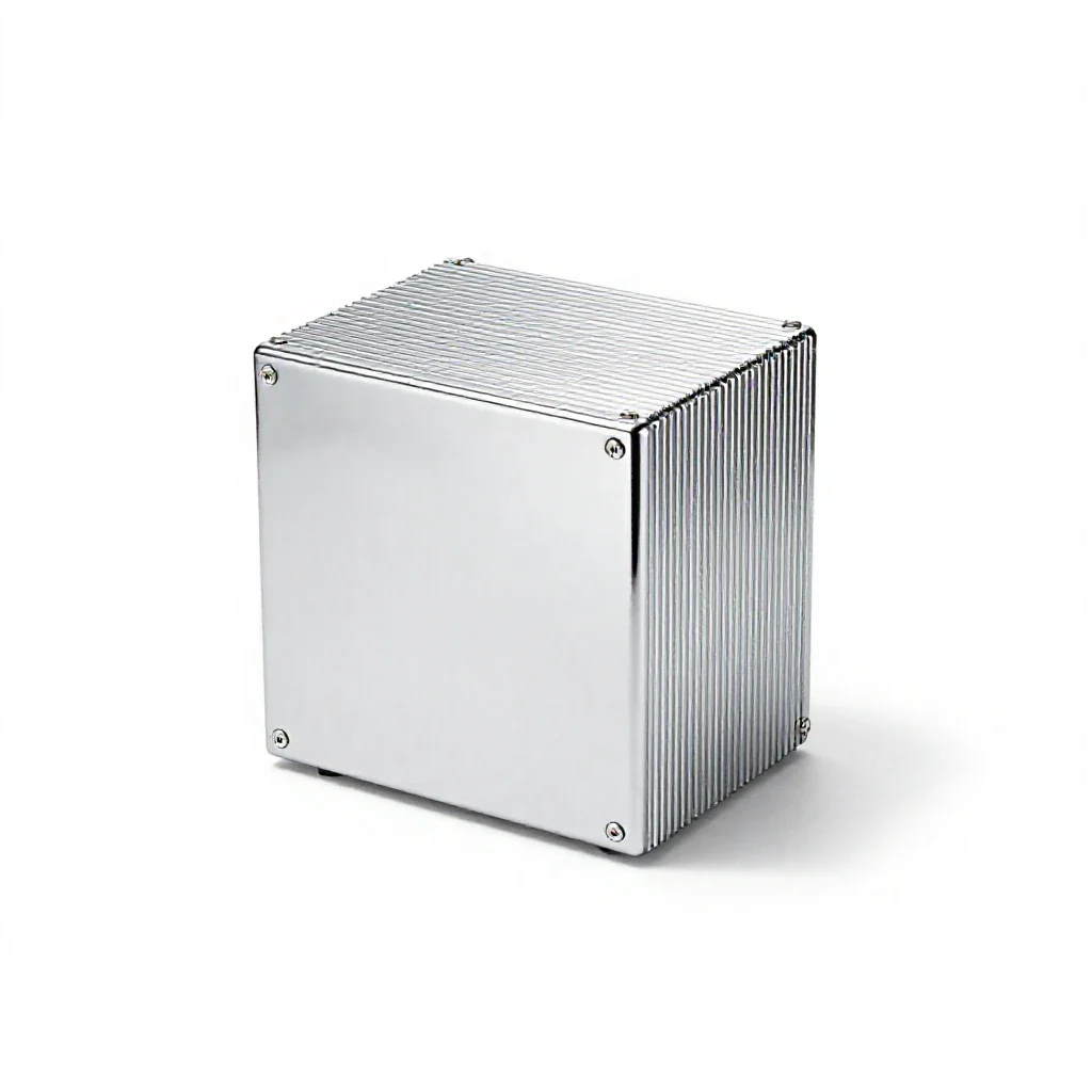 Fusion power cell isolated on a white background