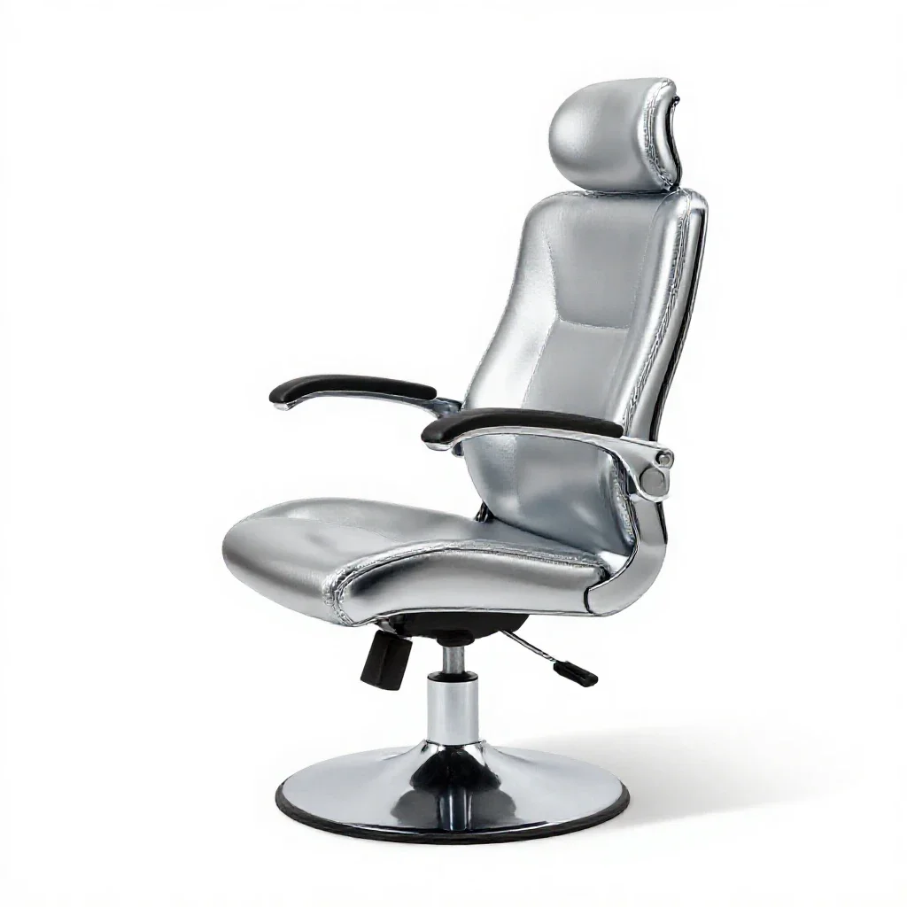 Mech cockpit chair isolated on a white background