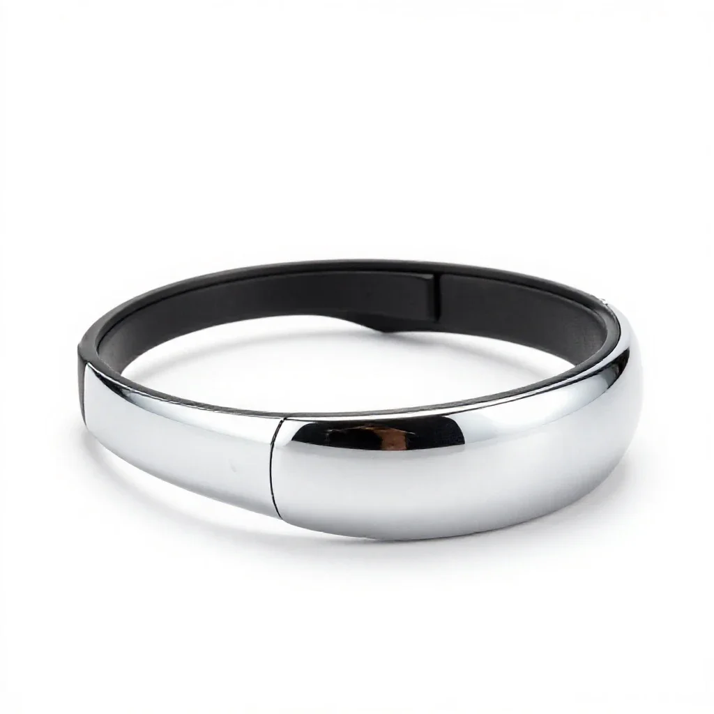 Neural interface headset isolated on a white background