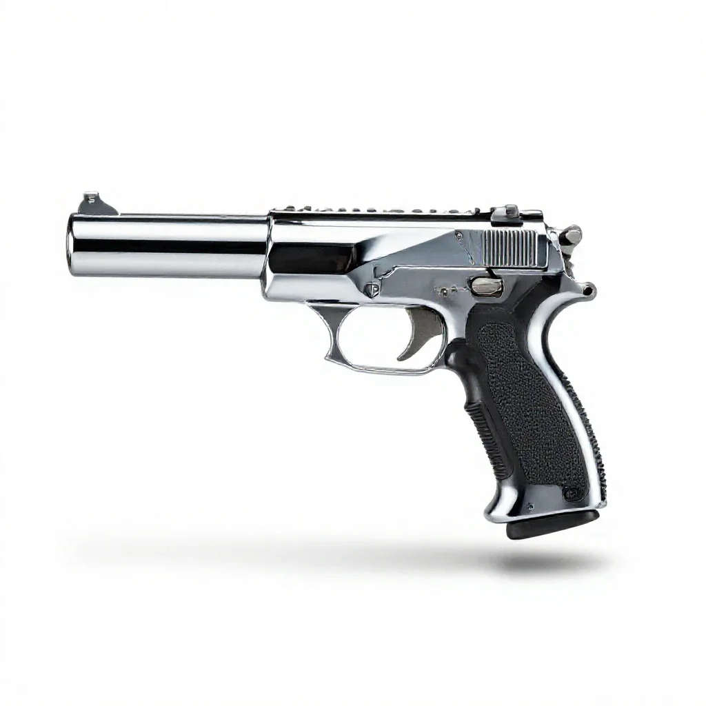 Sidearm blaster isolated on a white background