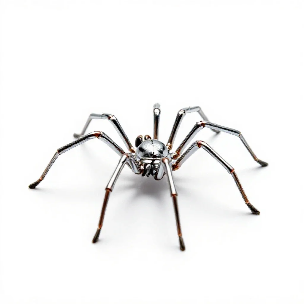 Spider walker probe isolated on a white background