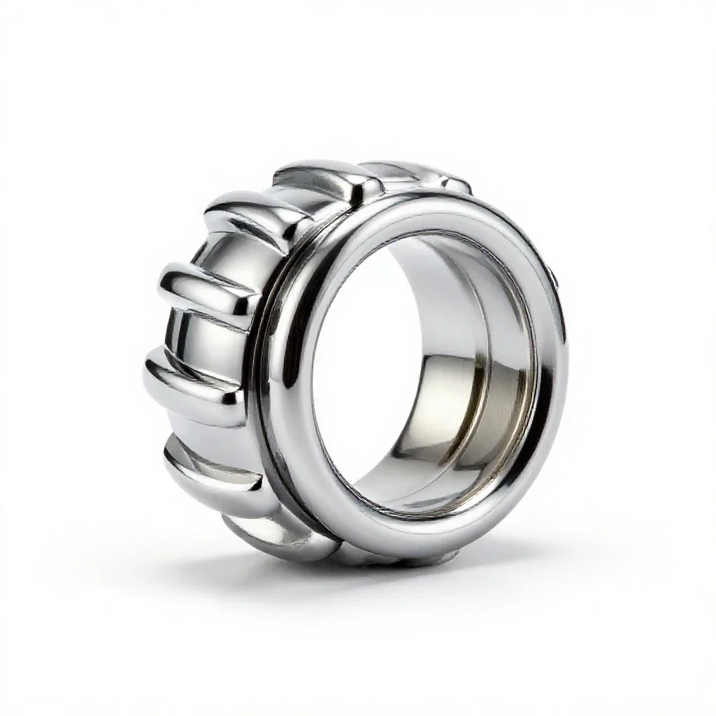 Warp coil segment isolated on a white background