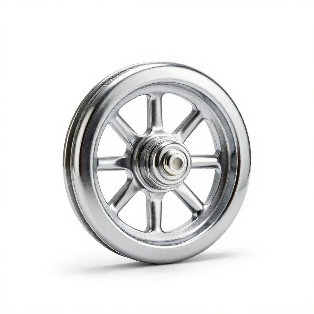 Airlock hatch wheel isolated on a white background