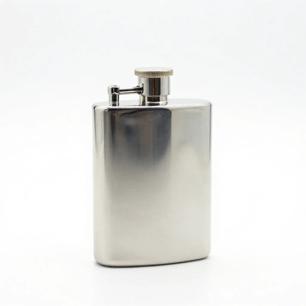 Antimatter containment flask isolated on a white background