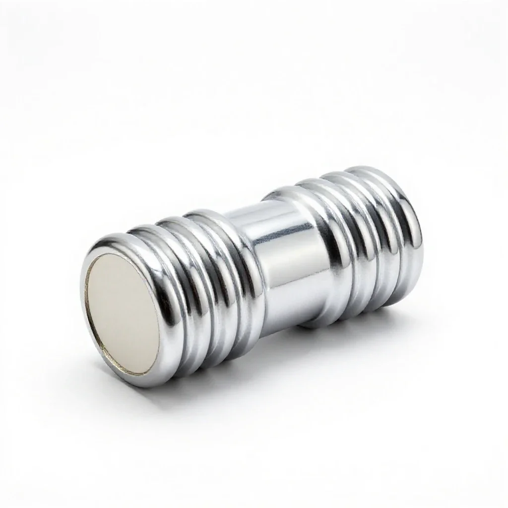Foam roller isolated on a white background