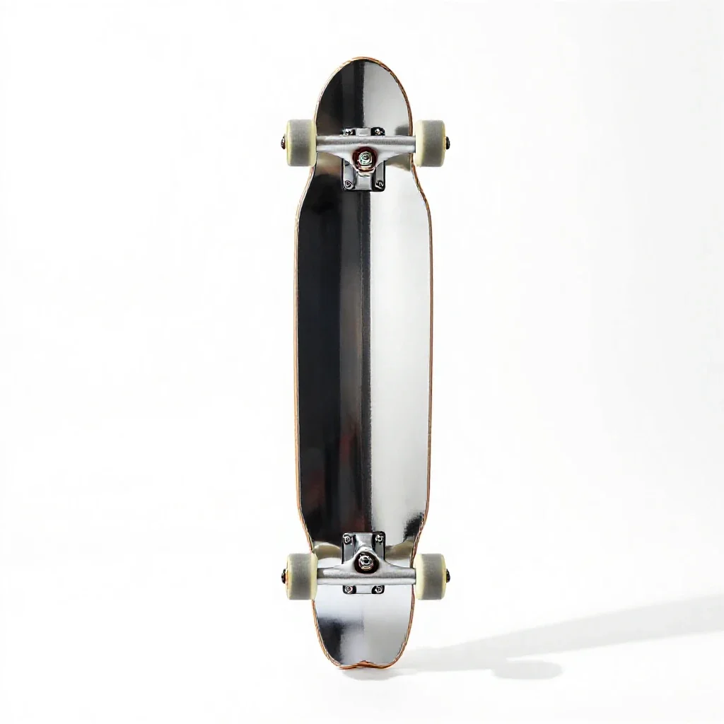 Longboard isolated on a white background
