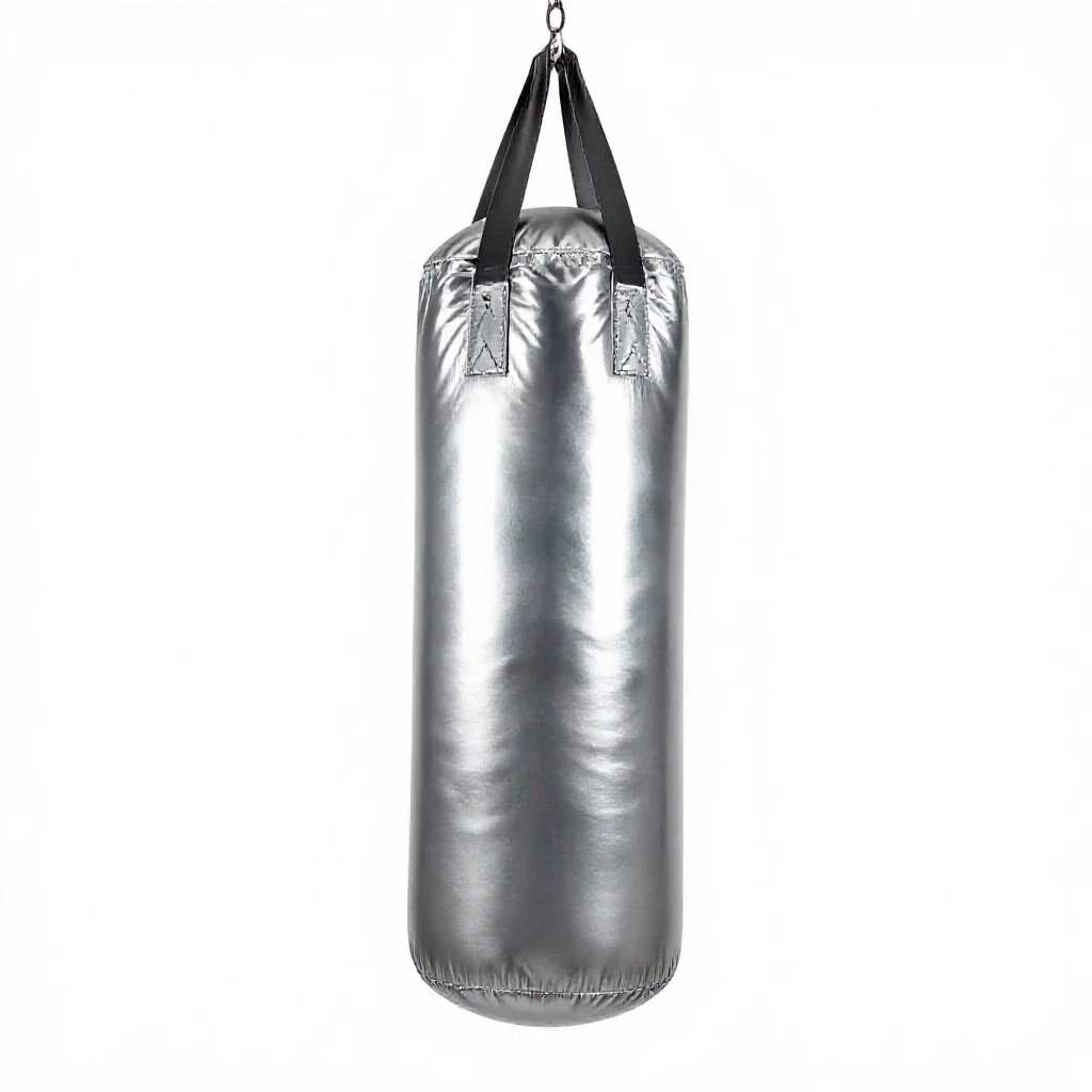 Punching bag isolated on a white background
