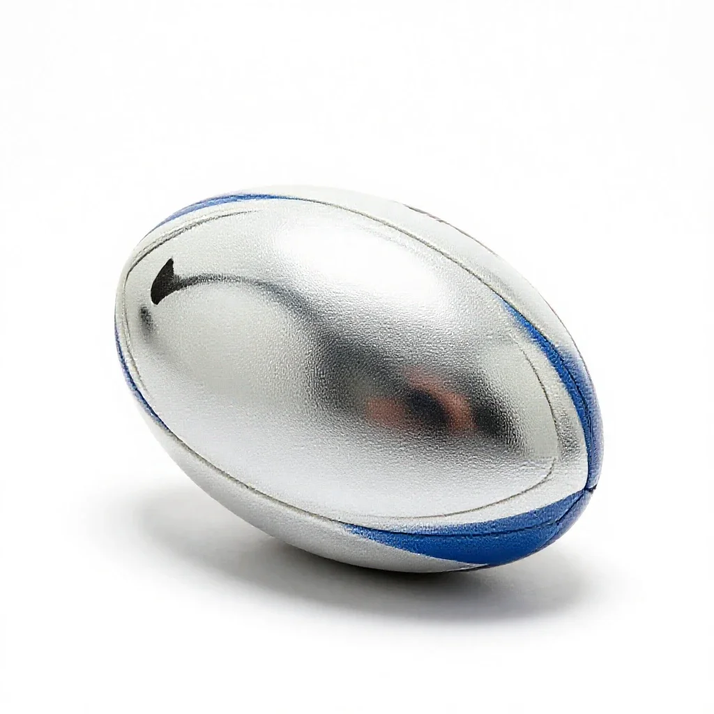 Rugby ball isolated on a white background