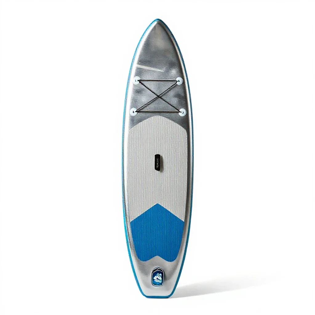 Stand-up paddle board isolated on a white background