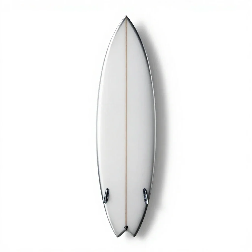 Surfboard isolated on a white background