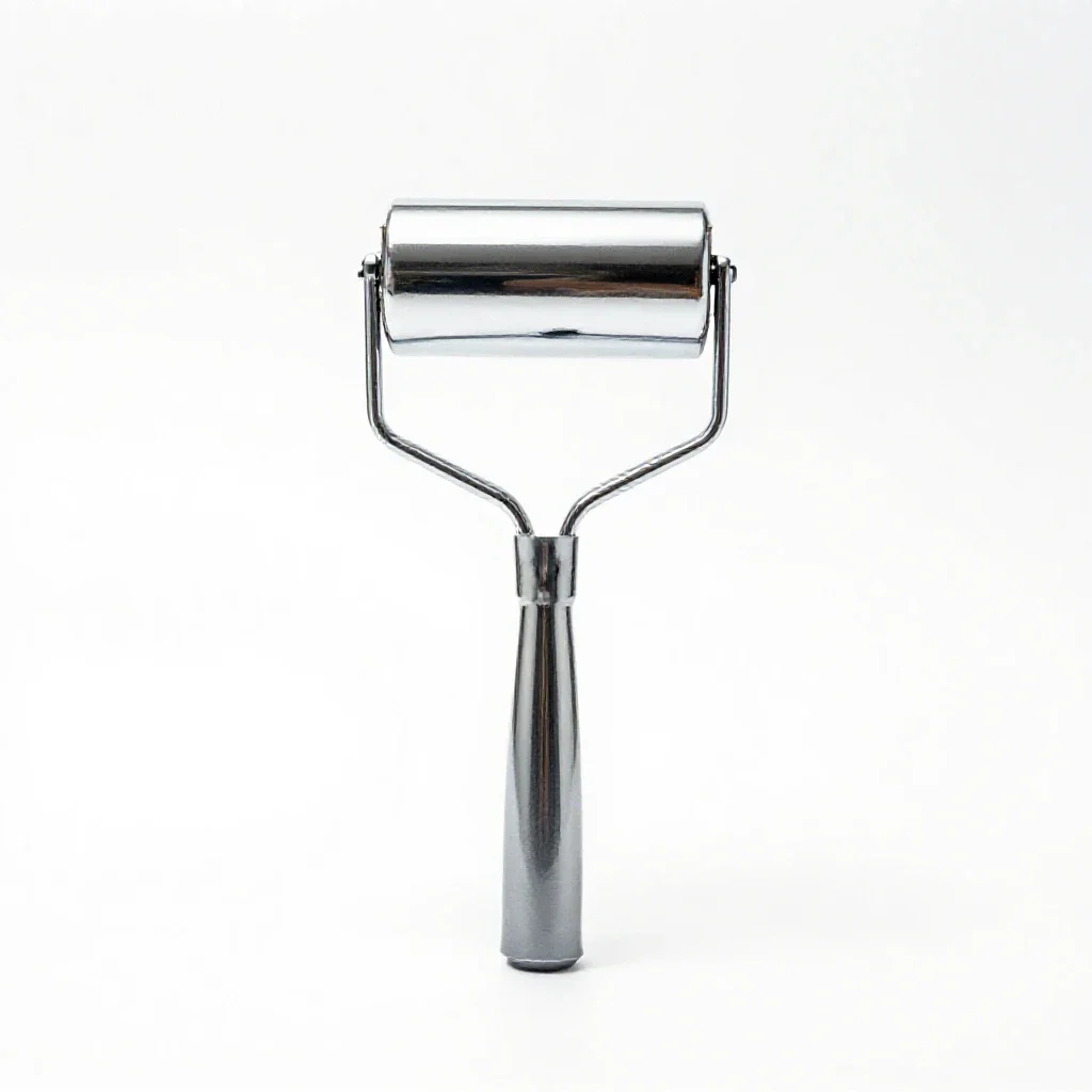 Brayer roller isolated on a white background
