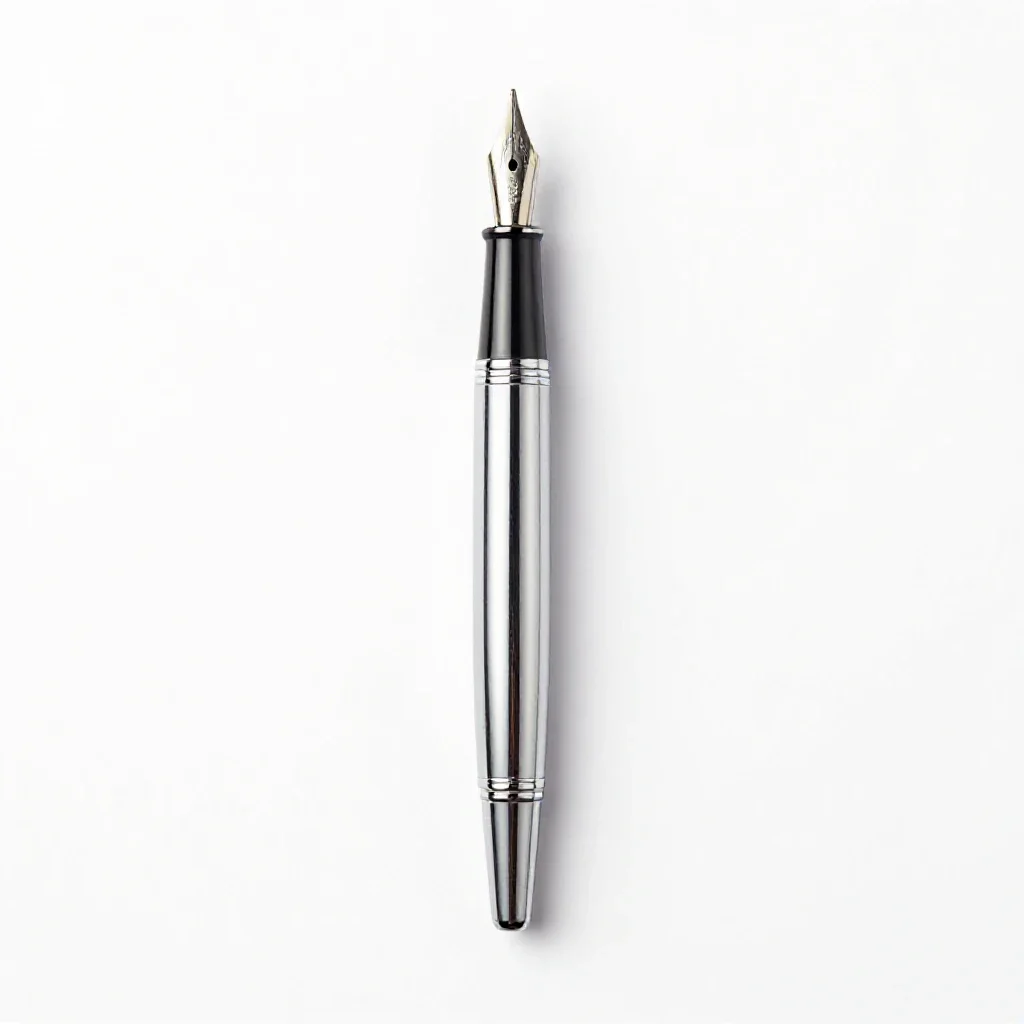Calligraphy dip pen with nibs isolated on a white background
