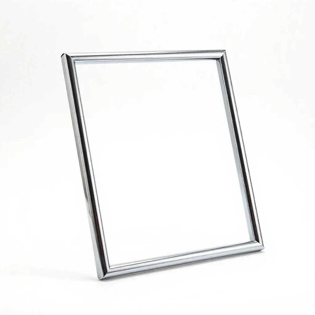 Canvas stretcher frame isolated on a white background