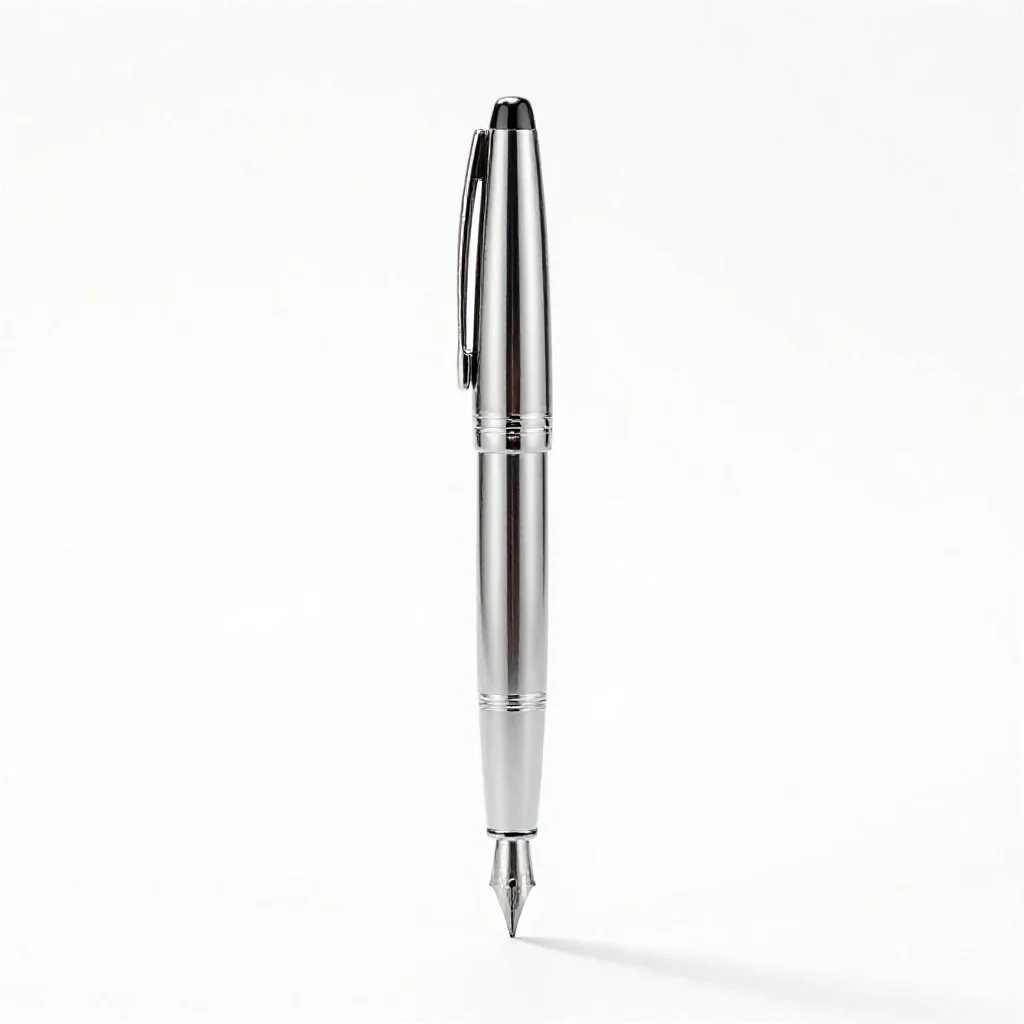 Fountain pen isolated on a white background