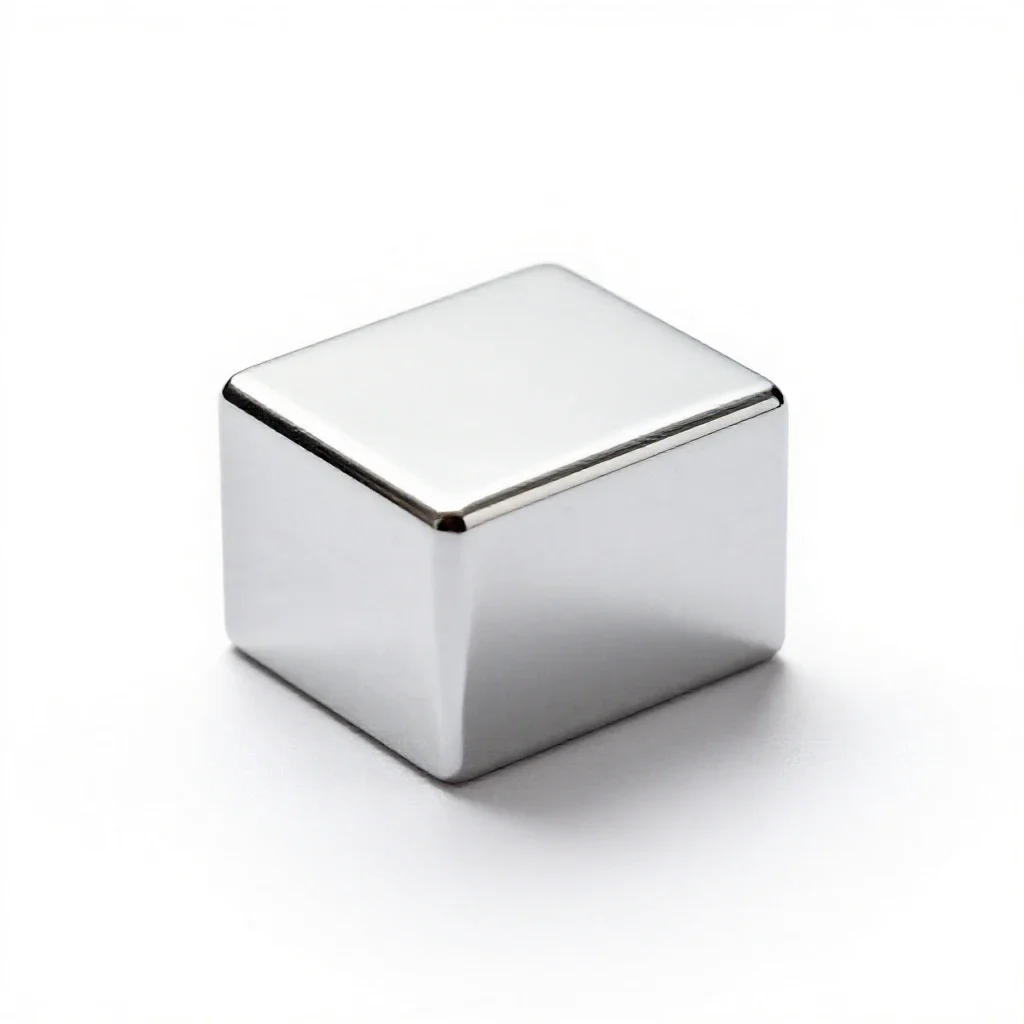 Letterpress type block isolated on a white background